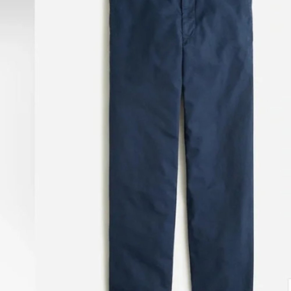 NWT J. Crew Mens 31 & 34 Waist Classic Relaxed Navy Blue Casual Chino Pants - Picture 3 of 3